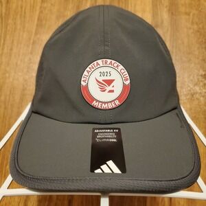 Adidas Atlanta‎ Track Club Hat Cap Adult Gray 2025 Member ClimaCool Running